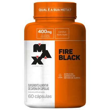 Queimador de Gordura Termogênico Fire Black Max Titanium 60 caps ...