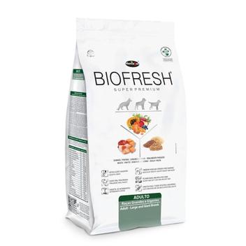 Ração Biofresh Super Premium adulto raças grandes e gigantes 12kg ...