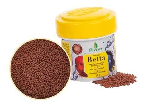 Raçao Para Peixe Beta Poytara Betta 14g Premium - Ração para Peixe ...