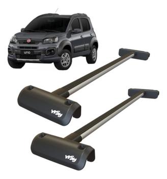 Rack de teto Travessa Bagageiro fiat Uno Way Trekking 2011 A 2021 ...