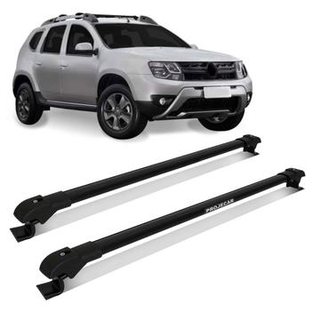 Duster Rack Teto Rack De Teto Travessa Slim Duster 2016 2017 2018 2019 Preto Suporta ...