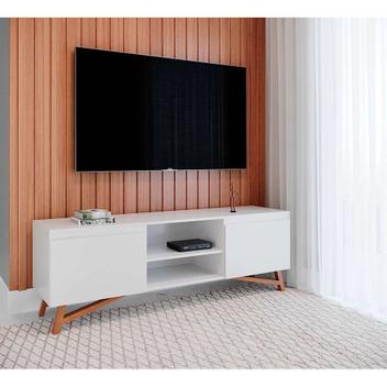 Rack Júlia Nicho 2 GV Branco 160cm - Mobly - Rack - Magazine Luiza