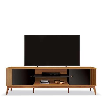 Rack Legacy 2.0 Para TV 75 Polegadas EDN Cedro/Preto - Rack - Magazine ...