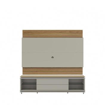 Rack Lewis e Painel New Lincoln 184cm - Freijó/Grigio Gloss - Homedock ...