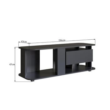 Rack para Tv até 55 Polegadas Estilo gamer com 1 Gaveta e Iluminação em ...
