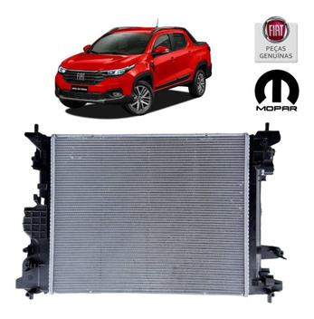 Radiador Fiat Nova Strada 1.3 2020 À 2021 Com Ar (original) - DVR ...