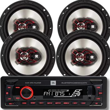 Rádio Som Jbl Celebrity 100 Bt + 4 Falante B3x60x Bravox 100 - Rádio ...