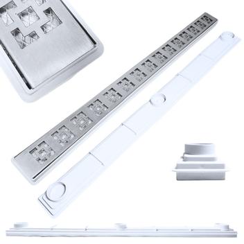 Ralo Raso Ideal para Laje e Apartamento Inox 304 Dubai 70cm col Branco ...