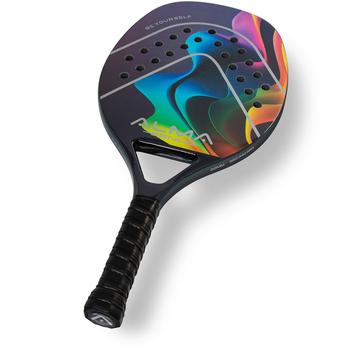 Raquete Beach Tennis Carbono 1K Matira Arco Íris Alma Genius - Raquete ...