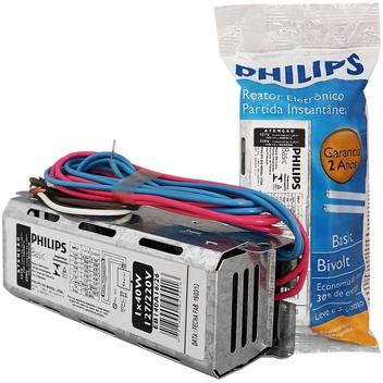 Reator Eletrônico 1 x 40w Lâmpada Fluorescente Bivolt - PHILIPS ...
