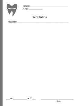 Ficha clínica odontológica c/ anamnese 100 folhas urgedonto - Bloco de  Notas - Magazine Luiza