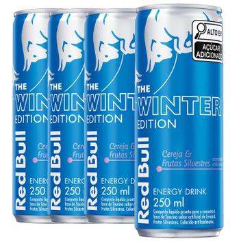 RED BULL Cereja e Frutas Silvestres Winter Edition 250ml 4x - Reb Bull ...