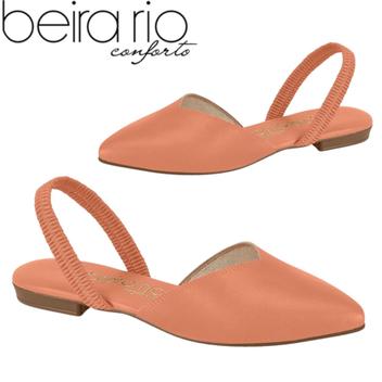 Ref. 4134.446 Sapatilha Beira Rio Feminina Bico Fino Conforto ...