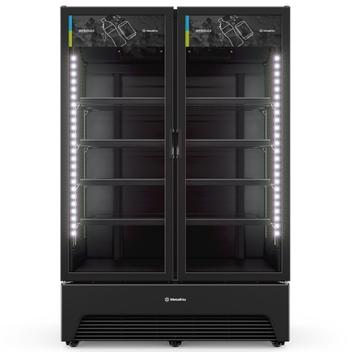 Geladeira/refrigerador 1257 Litros 2 Portas Preto - Metalfrio - 220v - Vbm3