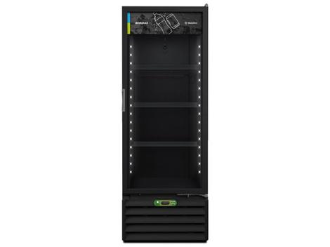 Geladeira/refrigerador 403 Litros 1 Porta Preto All Black - Metalfrio - 220v - Vb40ah