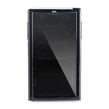 Geladeira/refrigerador 100 Litros 1 Porta Preto All Black - Eos - 220v - Eev110p