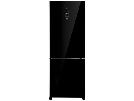 Refrigerador Panasonic BB71 Black Glass 480L Inverter FF NR