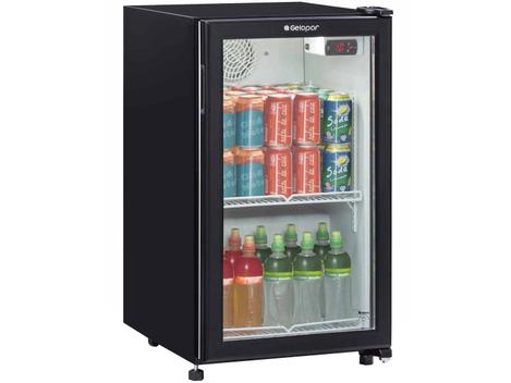 Geladeira/refrigerador 112 Litros 1 Porta Preto - Gelopar - 220v - Gptu120pr