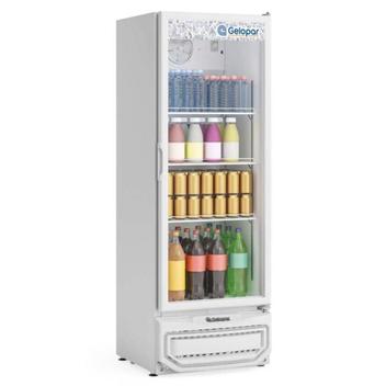 Geladeira/refrigerador 410 Litros 1 Porta Branco Porta de Vidro - Gelopar - 220v - Gptu-40 El Br