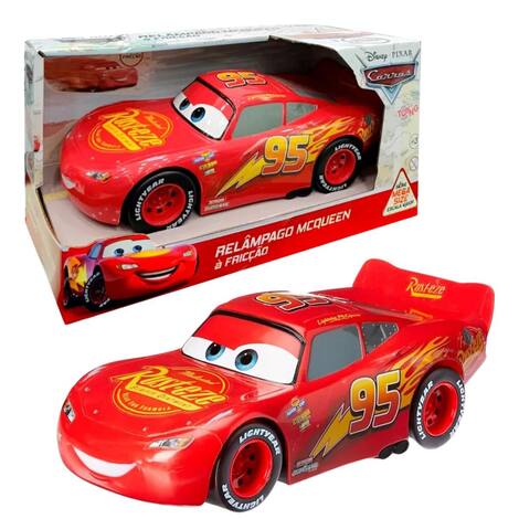 Relâmpago Mcqueen Carrinho De Brinquedo Grande Carro Fricção - Mili ...