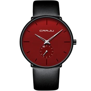 Orologio FIZILI 085 - Polso Uomo Design Minimal Con Cassa Nera 40 Mm, Movimento Giapponese Al Quarzo, Cinturino In Acciaio Inox Regolabile, Vetro Minerale, Impermeabile 3 ATM