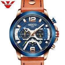 Relógio nibosi marron couro - Relógio de Pulso - Magazine Luiza