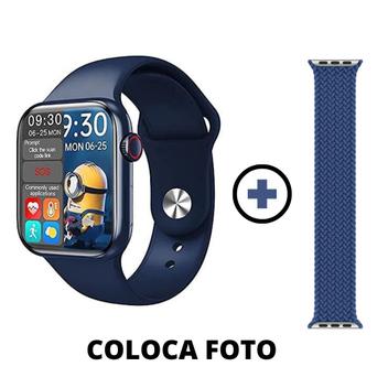 relógio smartwatch hw16 serie 6 tela infinita 44mm 2021 top