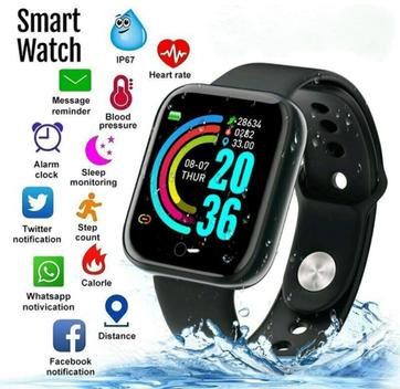 Smartwatch D20/y68 Sistema Android e Ios, Aplicativo + Pulseira - Smart  Watch - Smartwatch e Acessórios - Magazine Luiza