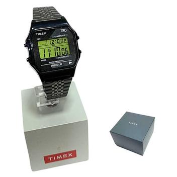 Timex TW2R79400 Orologio Uomo/Donna – Cassa Nera 34mm, Quadrante Analogico, Cinturino In Acciaio Inox, Funzioni: Sveglia, Cronometro, Data E Luce Indiglo, Regalo Con Garanzia 2 Anni