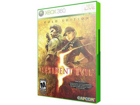 Resident Evil 5 Jogo Xbox 360 Seminovo Loja Bh - TOPA TUDO GAMES