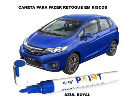 Riscos na pintura do seu carro ou moto caneta para retoque azul royal ...