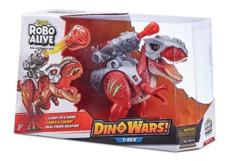 Dinossauro Zuru Robo Alive: Dino Action T- Rex Vermelho Figura articulada -  Zuru