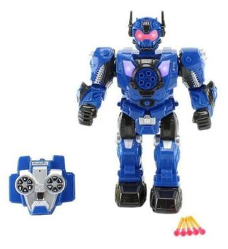 Robô Com Controle Remoto Iron Soldier Azul Havan Toys - DIVERSOS