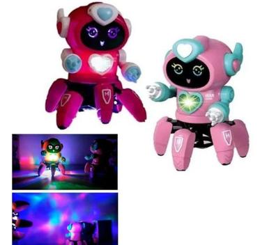 Brinquedo ROBO LADY COM FACE DIGITAL LUZ Robô Cyber Bat Aranha Som