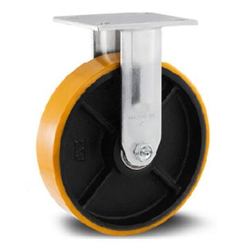Rodízio Fixo 4 300kg Colson PU + Ferro Fundido FCS42PFR - Colson Rodas ...