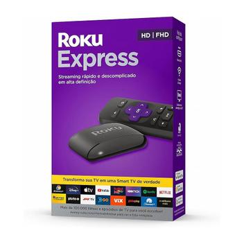 Roku Express Streaming Player 3960BR-SG Full HD Wi-fi 5GHz Dual Band ...