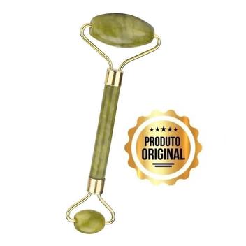 Roller De Jade Skincare Facial Anti Rugas Pedra De Jade Rolo - Rolo