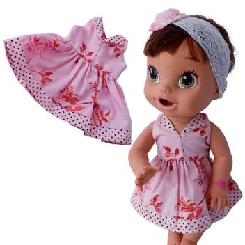 Roupa Boneca Baby Alive Kit C/ 8 Peças Pronta Entrega.