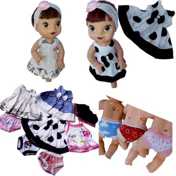 Roupa Boneca Baby Alive Kit C/11 Peças Variadas Pronta Entrega