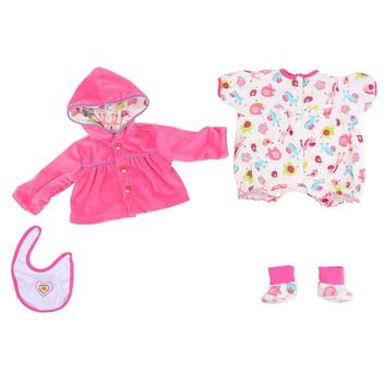 Roupa Para Boneca Bebê Reborn Laura Baby Rosa Nuvem 720 no Shoptime