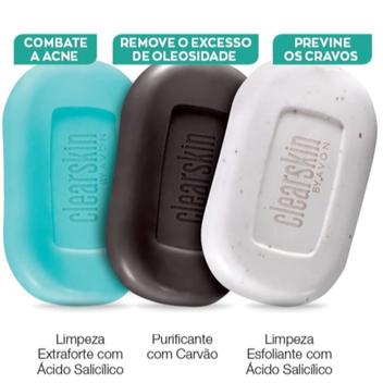 Sabonete em barra Skin Care Completo Avon Clearskin 80g Purificante com ...