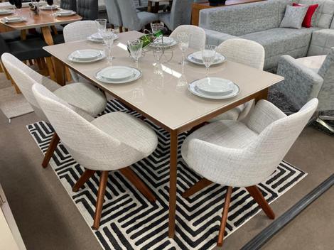 Cadeiras para Mesa de Jantar com Braço - Royal 580 - Requinte Salas