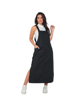 Salopete Linho Midi Com Bolsos - Kaessy - Salopete Feminina - Magazine ...