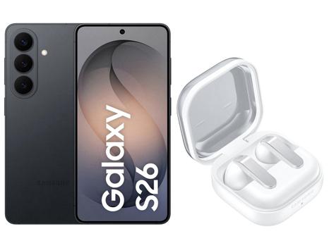 Samsung Galaxy S26 Preto 5G 512GB Galaxy AI - 12GB RAM + Fone de