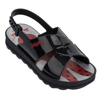 sandalia ladybug com bolsa