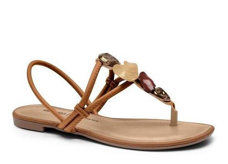 Sand lia Rasteira Dakota Com Pedras Z8622 Rasteirinha Feminina