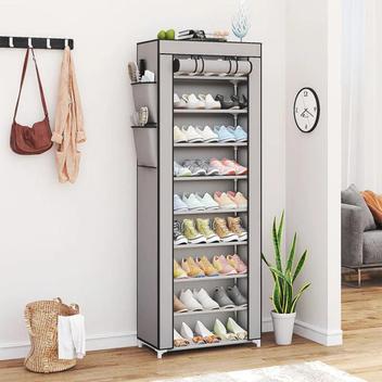 Sapateira Organizadora Sapatos Armário Com Ziper 10 Niveis Prática ...