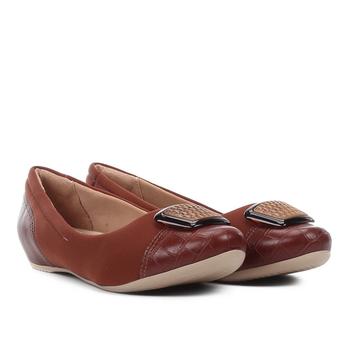 Sapatilha Comfortflex Salto Embutido Feminina Sapatilha Feminina