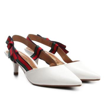 sapato baixo aberto atras