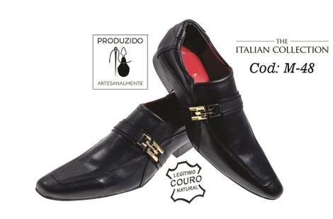 Sapato Masculino Italiano em Couro Ref: 284 - ART SAPATOS - Sapato